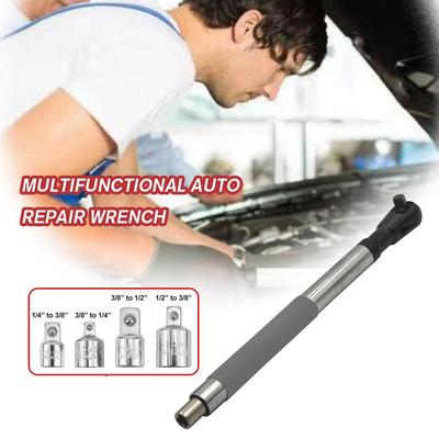2 IN 1 Ratsche Automatischer Verlängerungsschlüssel, Multifunktionsschlüssel, Elektrischer Verlängerungsschlüssel Handwerkzeuge