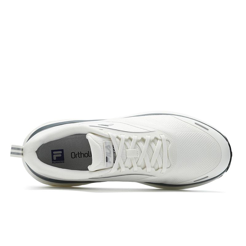 FILA NUVOLE 2 Cushioning, Wear Resistant Low top Running Shoes Men's Snow A12M441108FSW