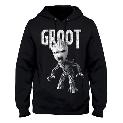 Guardians Of The Galaxy Mens Groot Angry Hoodie