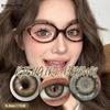 Eyeshare 1 Pair Gray Pupil for Eyes Korean Brown Color Contact Lenses Natural Softlens Annual Use Cosmetic
