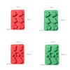 Christmas Silicone Baking Mold Chocolate Baking Mold Santa Clause Xmas Tree Mold for Pudding, Ice Cube, Handmade Soap Cake Decor