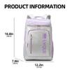 High Capacity Large Capacity Badminton Rackets Backpack Waterproof Portable Tennis Rackets Bag with Shoes Pocket Sports Bag