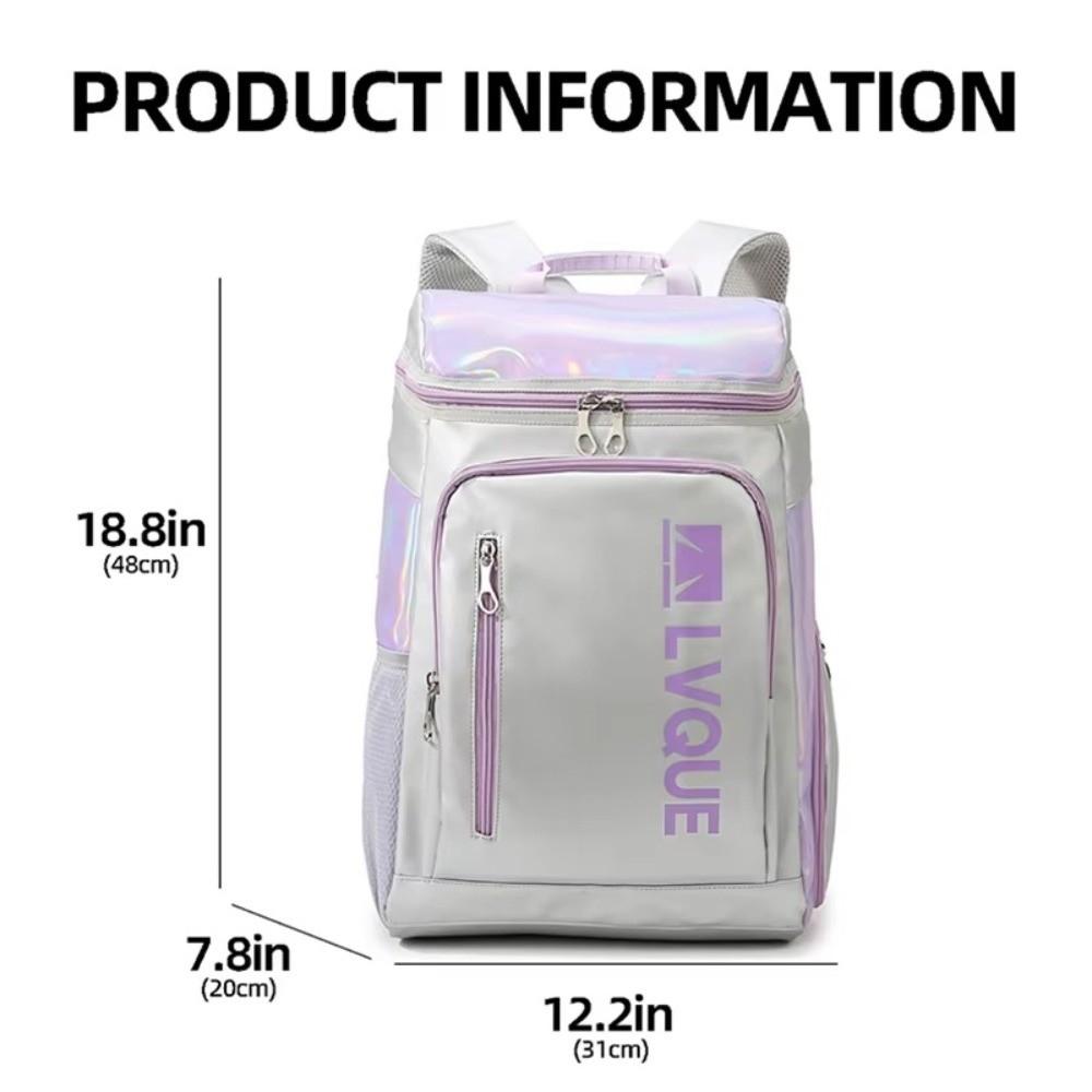 High Capacity Large Capacity Badminton Rackets Backpack Waterproof Portable Tennis Rackets Bag with Shoes Pocket Sports Bag