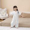 Footed Baby Sleeping Bag - Bamboo Cotton, Spring to Summer, Anti-kick, Lightweight for Air-conditioned Rooms