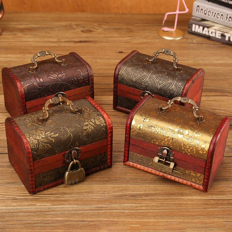 Wooden Chinese Style Storage Box For Accessories And Home Decorations Gifts