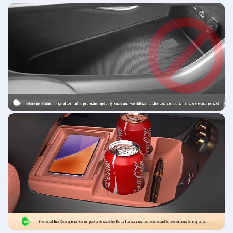 XPeng G7 Center Console Silicone Storage Box for Glasses and Accessories - Fits 25 Models