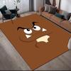 Goomba Flannel Printed Carpet, Home Sofa Decoration for Living Room & Bedroom, Non‑Slip Play Flannel Floor Mat for Game Room
