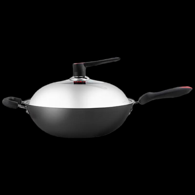 Chuda Huang Heritage 34cm Uncoated Cast Iron Wok