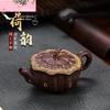 Yixing-Fully Handmade Purple Clay Pot, Original Mine, Mini Exquisite Pot, Lotus Rhyme Kung Fu Tea Set, Chinese Tea Pot
