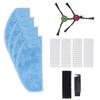 Sweeper Filter Side Brush Mop Cloth Efficient Washable Reusable Sweeper Accessories Kit for Laresar