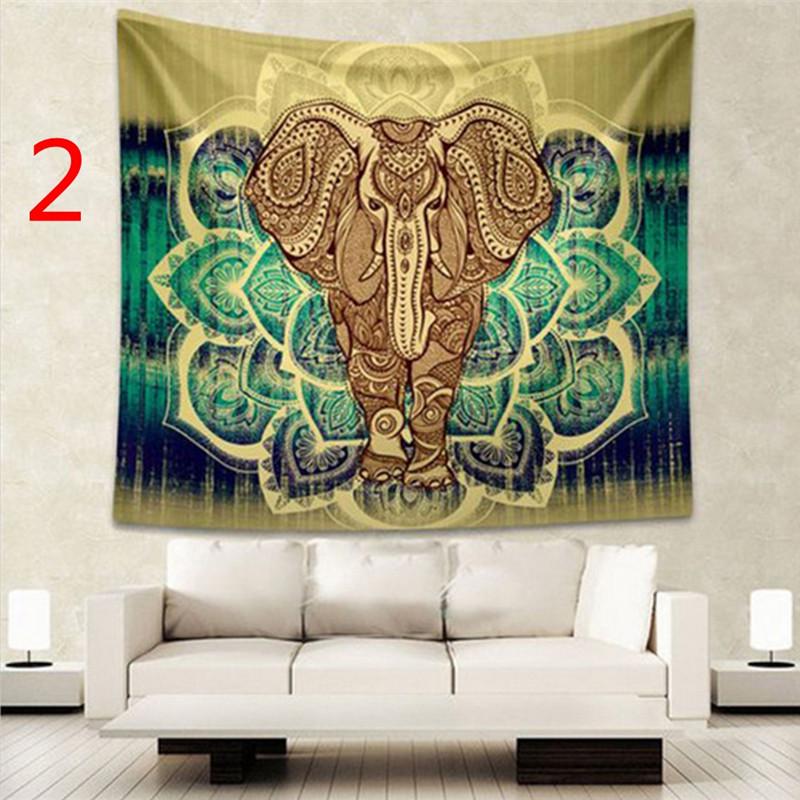 Indian Decor Mandala Tapestry Wall Hanging Hippie Throw Bohemian Dorm Bedspread Table Cloth Curtain