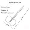Stainless Steel Nose & Eyebrow Scissors: Pointed & Round Tips, Various Styles for Beauty & Makeup Needs