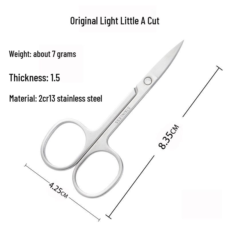 

Ножницы из нержавеющей стали для носа и бровей: Заостренные и круглые кончики, различные стили для нужд красоты и макияжа