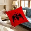 Cuscino con Logo Bandiera Albanese Illirica per Camera da Letto, Auto, Caffetteria, Stanza e Salotto Copricuscino Decorativo per Divano