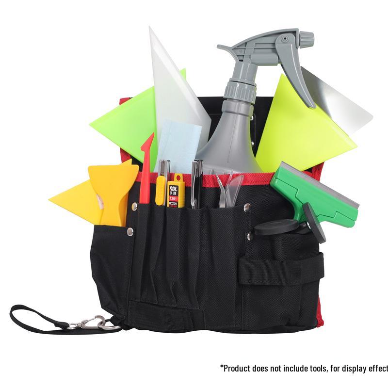 Car Wrap & Tinting Tool Waist Bag - Oxford Cloth Storage for Color Change Film Installation