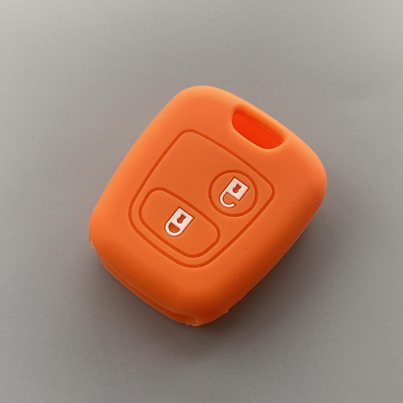 silicone car key cover case for Citroen Berligo Xsara Saxo C1C2 C3 C4 C5 C8 Picasso For Peugeot 106 206 207 306 307 406 407 Key