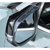 Carbon Fiber Side Mirror Rain Eyebrow Cover Trim For Toyota Highlander