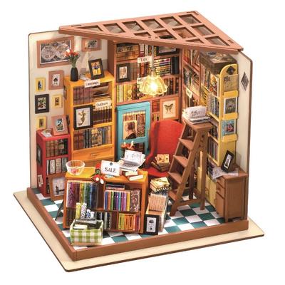 Tsukurundesu® DIY Miniaturhaus Puppenhaus DG Serie mit japanischer Anleitung (Kunstbuchhandlung)