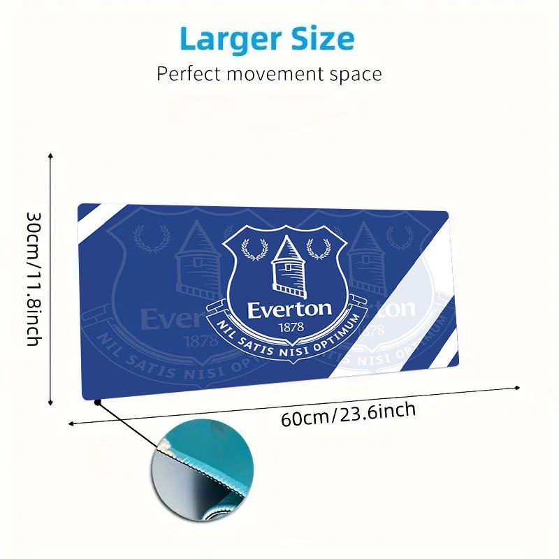 Everton FC Color Mouse Pad Large Gaming Table Cushion Non-slip Laptop Tablet Big Mousepad XXL Mat Mini PC Playmat With Lock edge