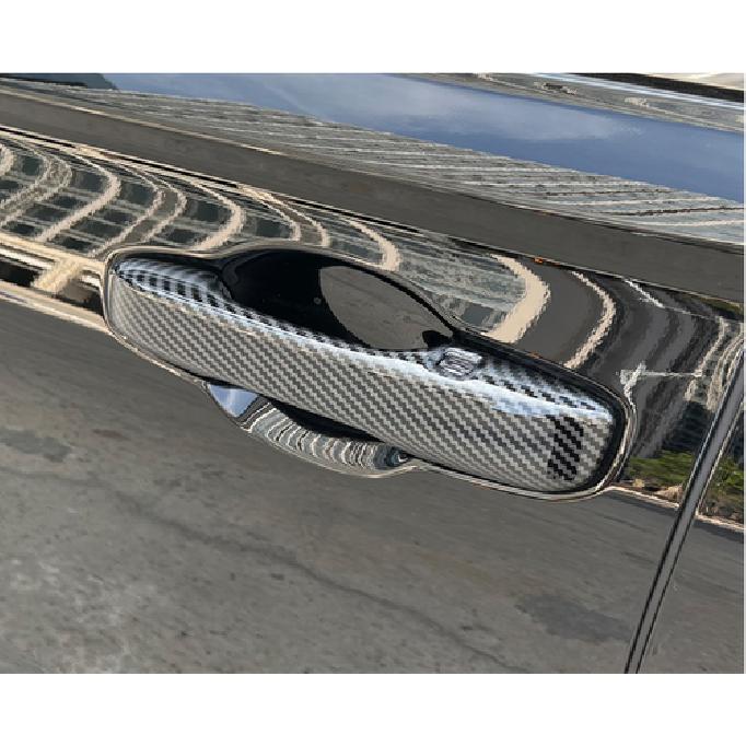 Carbon Fiber Car Door Handles Cover Trim For Honda Accord