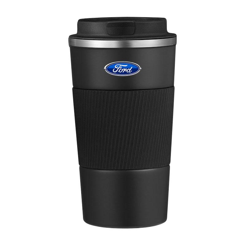 500ML Stainless Steel Coffee Thermos Bottle Thermal Mug Leakproof For Ford Mustang F10 Zapatillas Miniatura Gt Shelby 2005 2015 Mujer 2012 Kuga