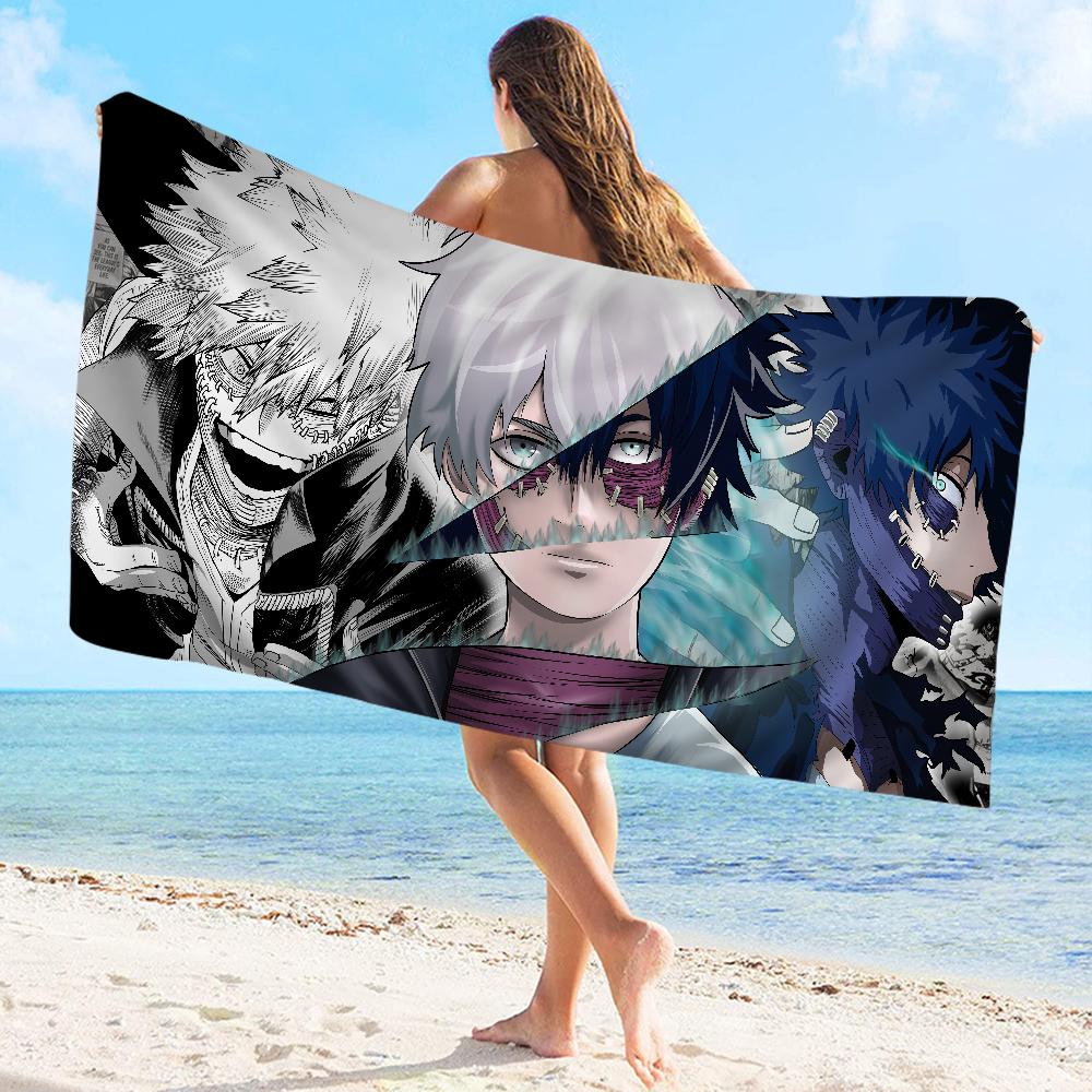 My Hero Academia Towel Microfiber Beach Towel Absorbent Quick Dry Soft Yoga Swimming Resort Mountain Climbing Towel