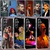 Retro Singer Kurt Cobain Phone Case for Samsung A16 A26 A36 A56 A17 A37 A57 A07 A06 A02S A03 A04S A05S Galaxy Note 20 10 A50S A7