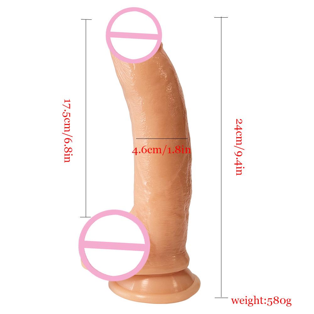 Manual Thrusting Dildo Self-Defense Masturbation Toy for Women