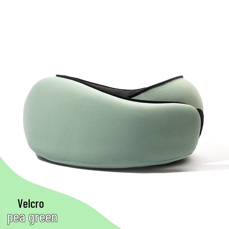 Cross-Border Memory Foam U-Shaped Travel Pillow for Office, Nap, Driving, and Airplane Neck Support.