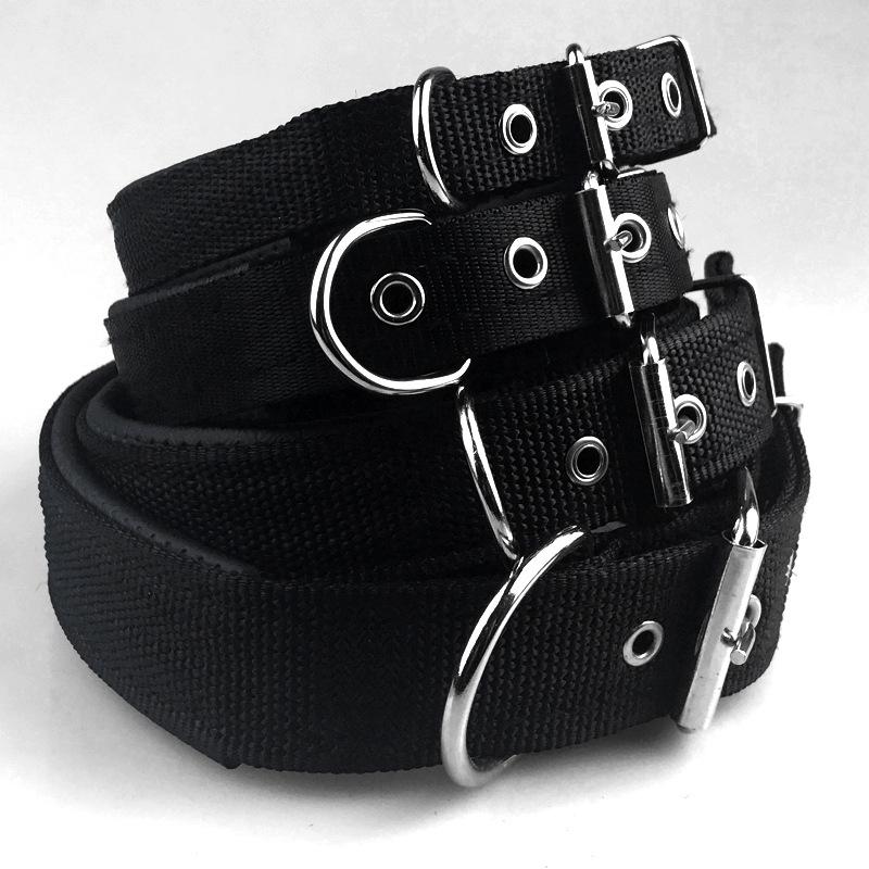 Pohodlný prodyšný obojek pro psa s měkkou kůží a polypropylenovou podšívkou