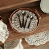 Round Oval Crochet Placemats Crochet Cotton Handmade Doilies New Table Mats