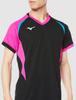 Volleyball Game Short Junior Black x Magenta x Diva Size M Shirt, Sleeve, Moisture-Wicking, Quick-Drying, Available, V2MA2112, Unisex, Blue,