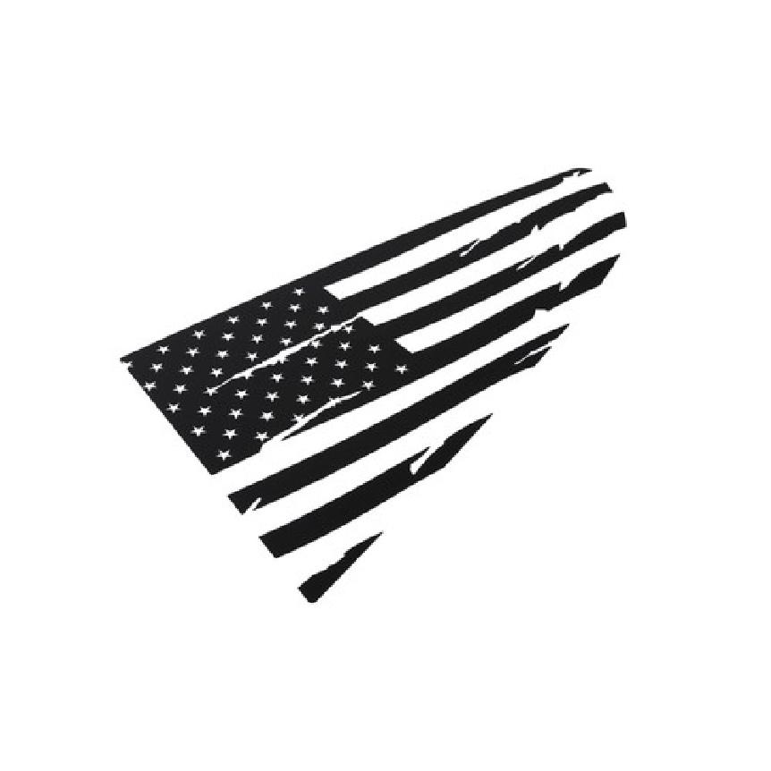 n Flag Rear Quarter Window Decals Stickers For Ford Mustang 2015-