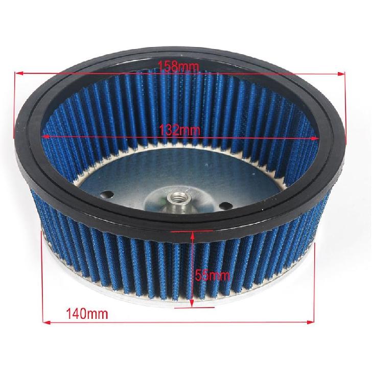HIFROM Hochleistungs-Luftfilter als Ersatz für HD-0800 Motorrad, Teilenummer 2944299A 2944299B 2944299C 2944299D 2944299E 2001-2008 Screamin Eagle
