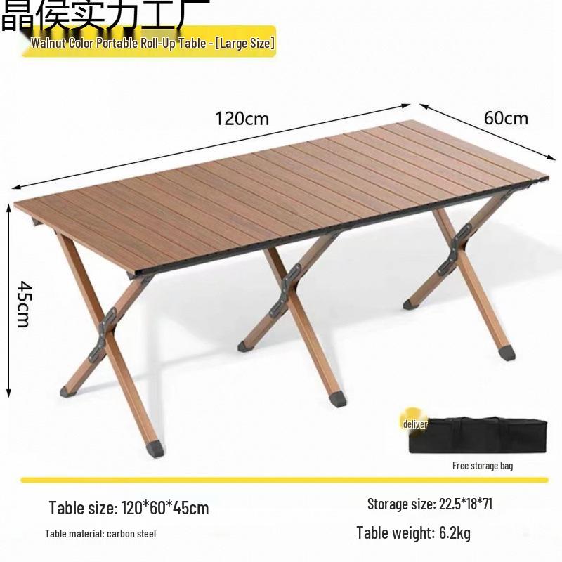 Tragbares Outdoor-Klapp-Campingtisch- und Stuhlset