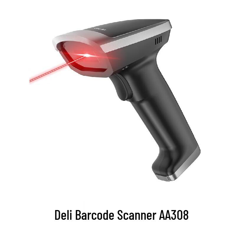 Deli Wireless QR Barcode Scanner AA308