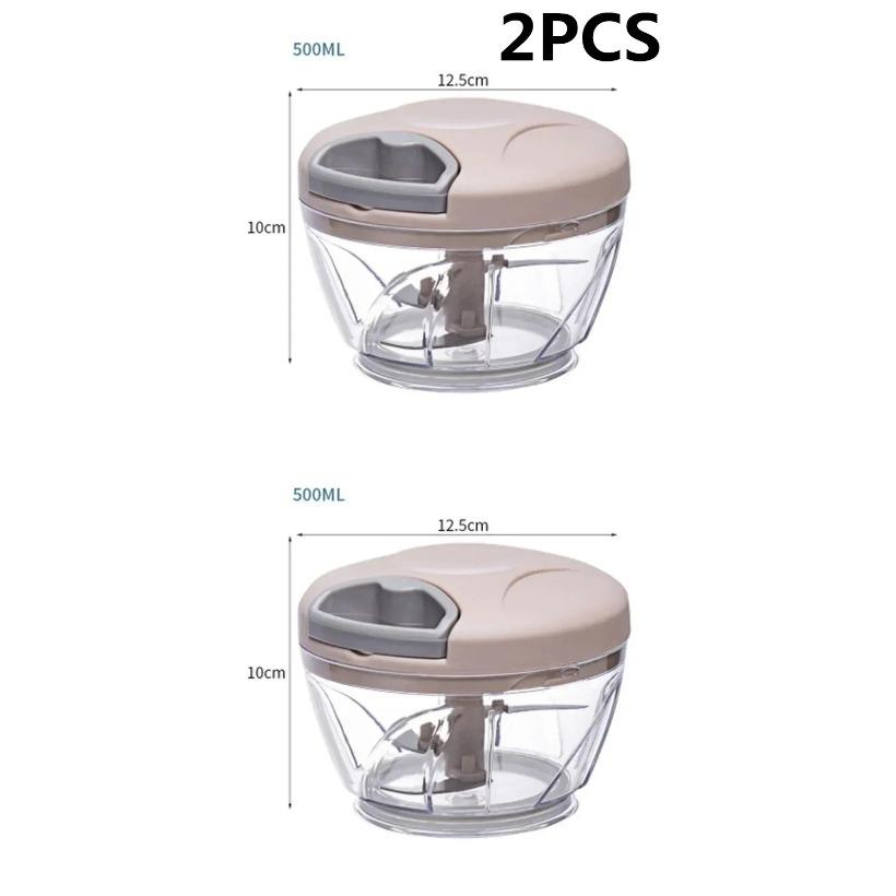 Kráječ na česnek 500/900 ml Ruční rotační kráječ zeleniny Kráječ Kráječ ovoce Drtič česneku Kuchyňské mixéry Mlýnek na maso