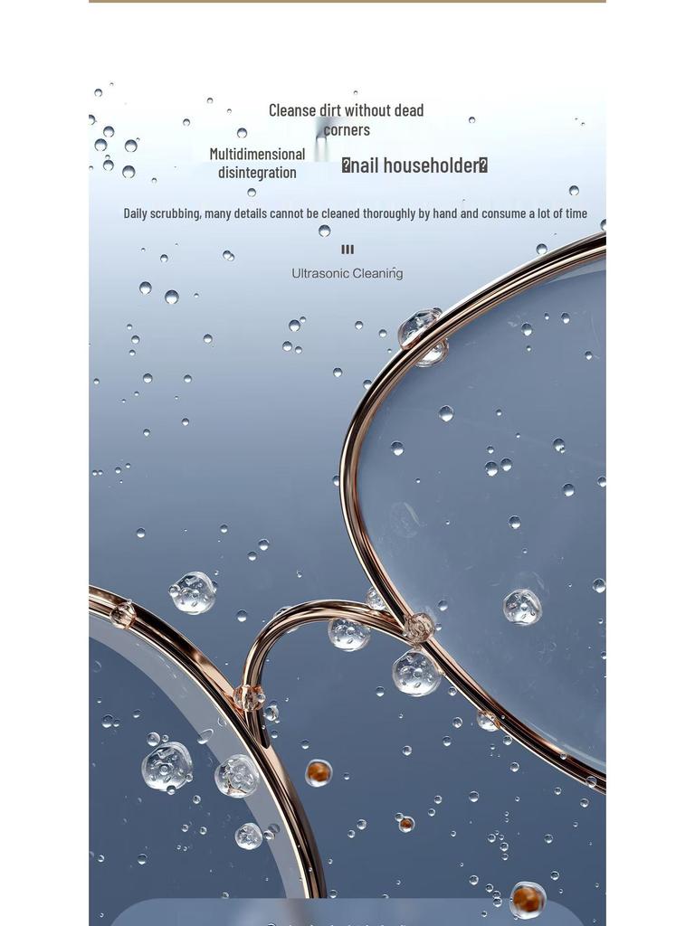 Ultrasonic Automatic Glasses & Jewelry Cleaning Machine with Stainless Steel Sterilization
