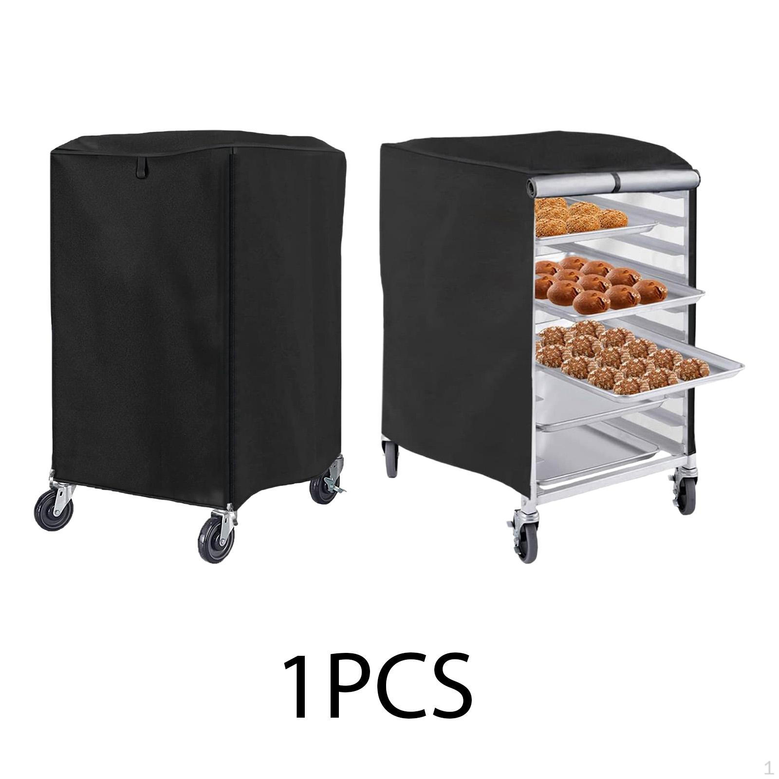 

Bun Pan Rack Cover ,Oxford Cloth Reusable, with Zipper, Waterproof Bread High Density for 210D 59x72x82cm