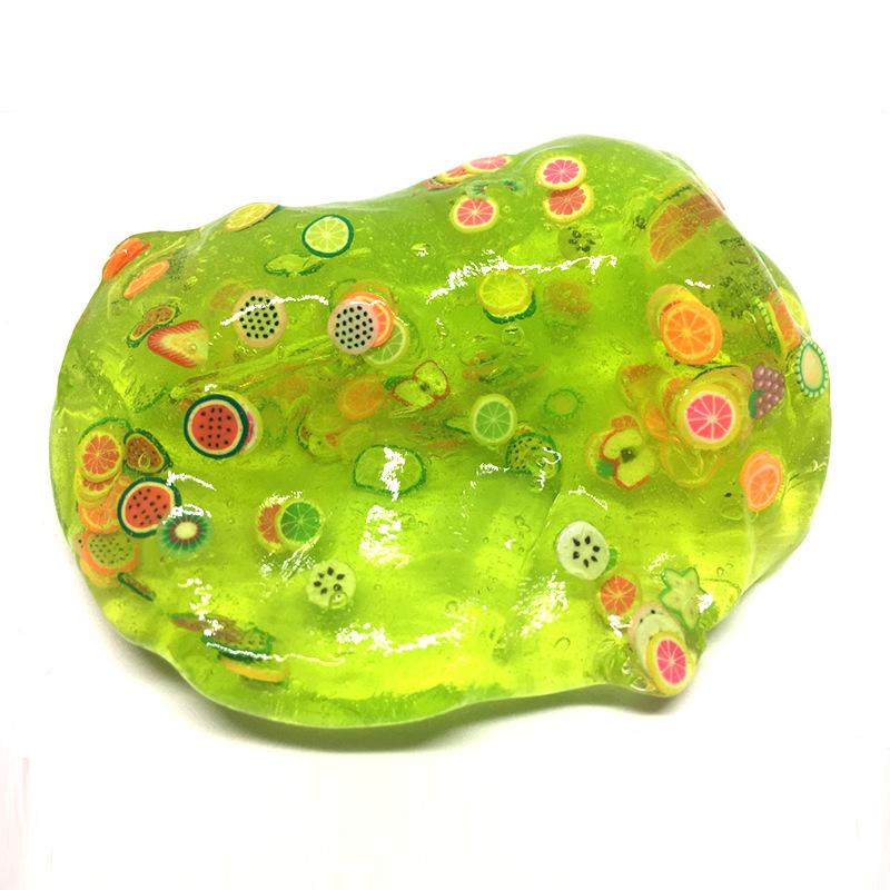

Цветная грязь, фруктовая грязь, ломтик фруктов, кристаллическая грязь, мягкая керамическая деталь, антипригарная игрушка «сделай сам», в упаковке, декомпрессионная игрушка, слизь 1pack