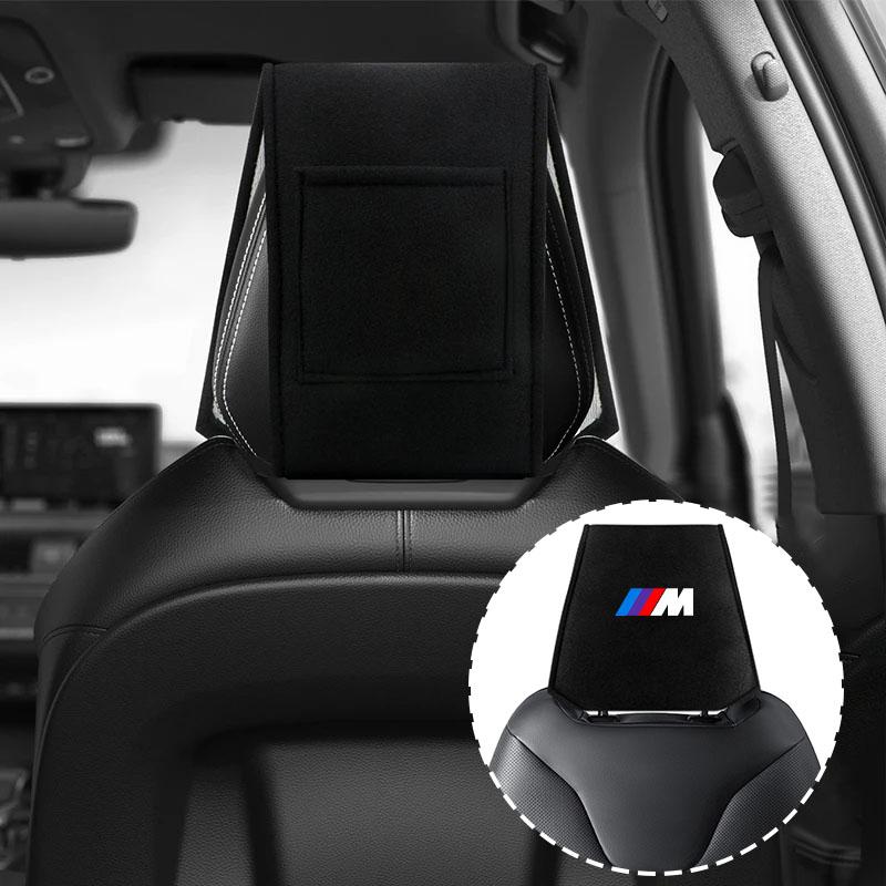 Rückenlehnenkissen mit Aufbewahrungstasche Staubschutzhülle für BMW M E34 E36 E60 E90 E46 E39 E70 F10 F20 F30 X5 X6 X1 M3 M5 M6 E71 F01 F02 F87