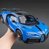 1:18 Bugatti Camron Voiture de Sport Modèle Jouet Alliage Moulé sous Pression Jouets Véhicules Son Lumière Direction des Roues Avant Jouets de Collection Cadeaux pour Garçons