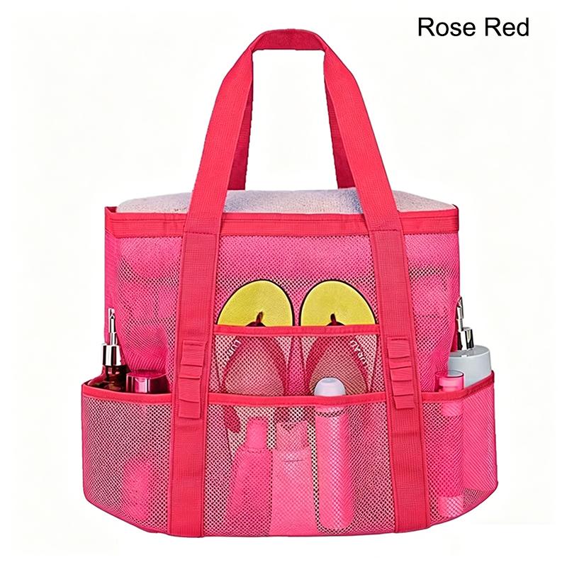 Oversized Mesh Beach Wash Bag, Large Capacity Storage Bag, Foldable Mesh Beach Tote Bag, Beach