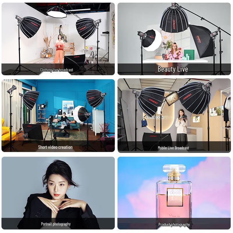 JINBEI JL-160 LED Continuous Photography/Video Light Kit