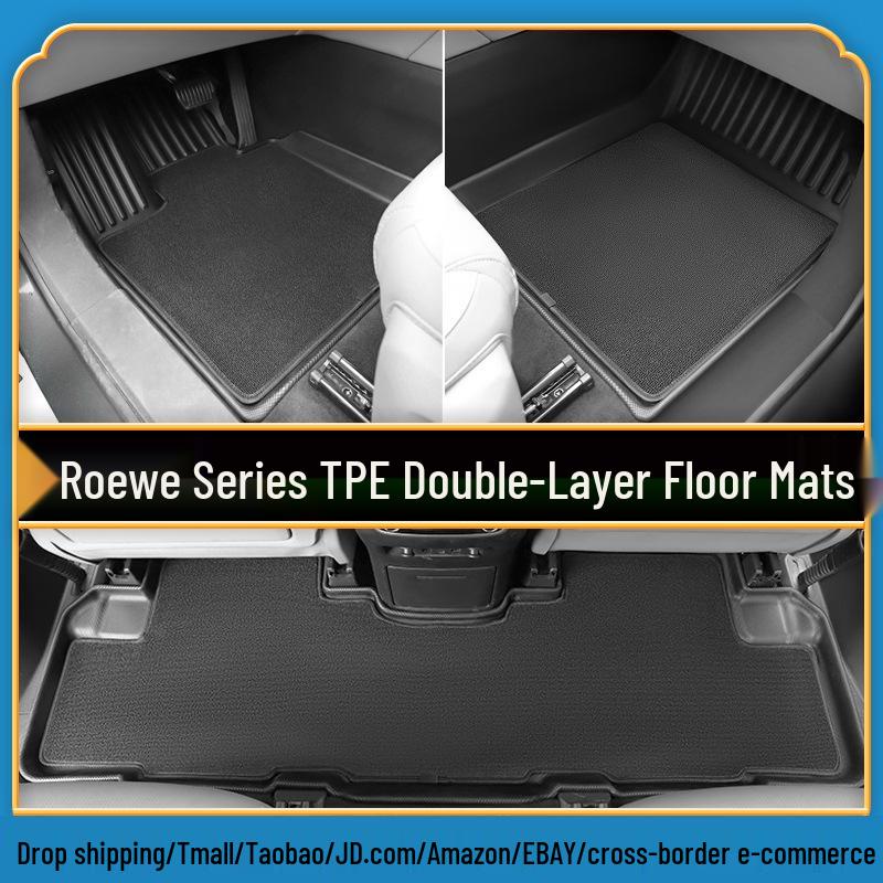 

2021 Roewe RX5 eMAX, I5, i6 PLUS, i6 MAX, MARVEL X TPE Коврики для пола Single Layer TPE Floor Mats