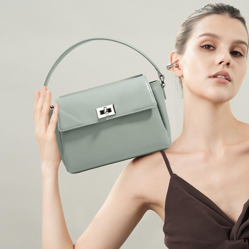 Single Shoulder Leather Mobile Phone Exquisite Messenger Bag Bag Small Bag Versatile Commuter Small Bag Niche High-end Handbag