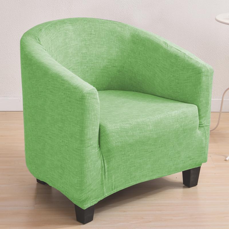 Elastic Club Chair Cover Christmas BathTub Armchair Covers Bar Counter Single Sofa Protector Dust-proof Furniture Slipcover 1PC