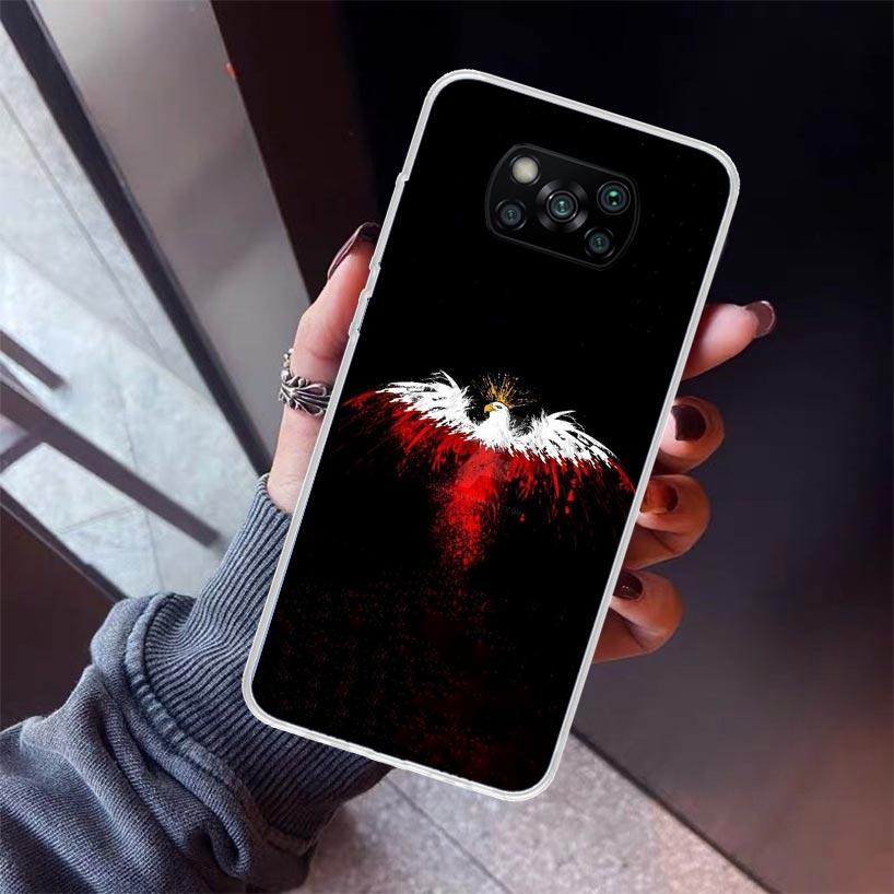 

Poland Flag Phone Case For Xiaomi Poco X5 X6 X7 Pro F7 Ultra M7 Redmi 15C 15 13C 13 12C 12 10 10C 10A 9 9C 9T 9A Cover Poco X3 X Xiaomi Poco X6 Pro