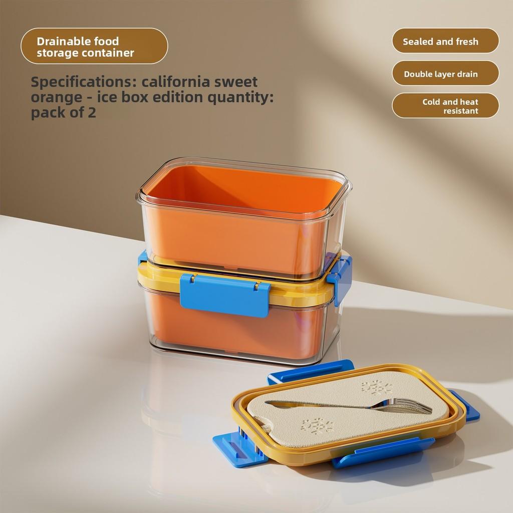 Fruits Bento Box For Outdoor Use With Leakproof Design For Camping