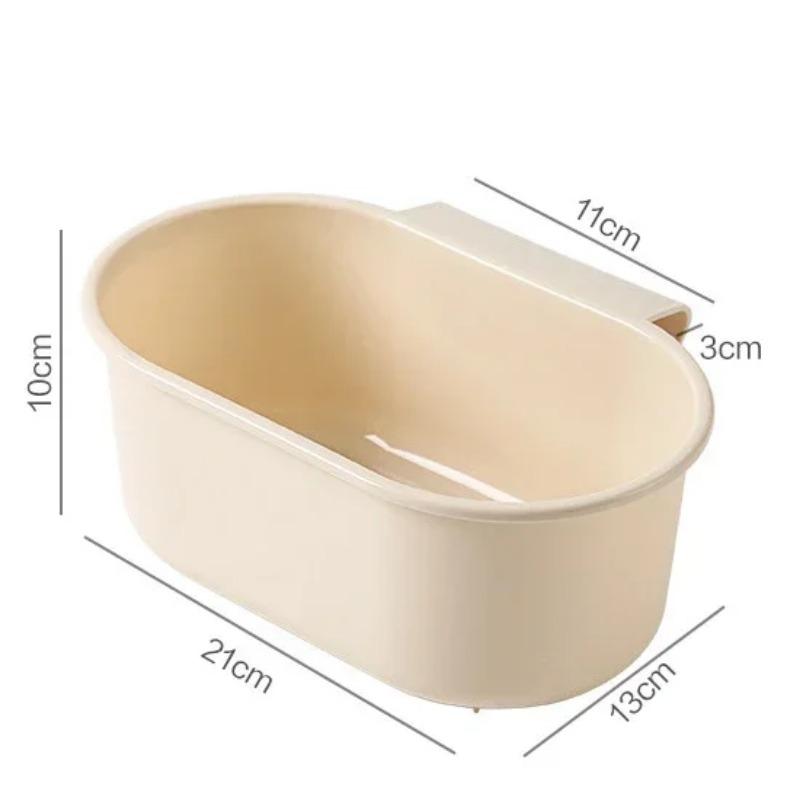 

Подвесная корзина-фильтр для слива кухонной раковины для овощей, многофункциональная подвесная сушилка, кухонные инструменты и аксессуары бежевый